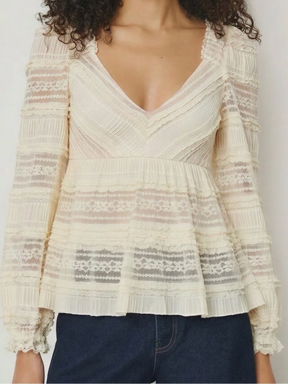 Camellia Sabine Lace Bustier Top